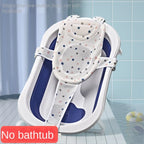 Tapete de Rede de Banho Antiderrapante em Forma de Cruz para Bebê, Almofada de Banho Ajustável para Recém-nascidos, Banheira Infantil, Cama de Banho para Chuveiro, Assento de Banho para Bebê.