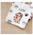 Macacão de bebê para meninos e meninas de 0-18 meses, manga curta, estampa fofa de leão. Com design simulando duas peças, roupas de bebê.