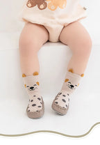 Meias de Piso Finas para Bebê Pré-Andador MILANCEL Nova Coleção de Primavera com Animais de Desenho Animado Fofos para Meninas