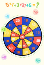 Jogo de Dardos de Animais de Desenho Animado Bola Adesiva. Brinquedo Educativo para Bebês.