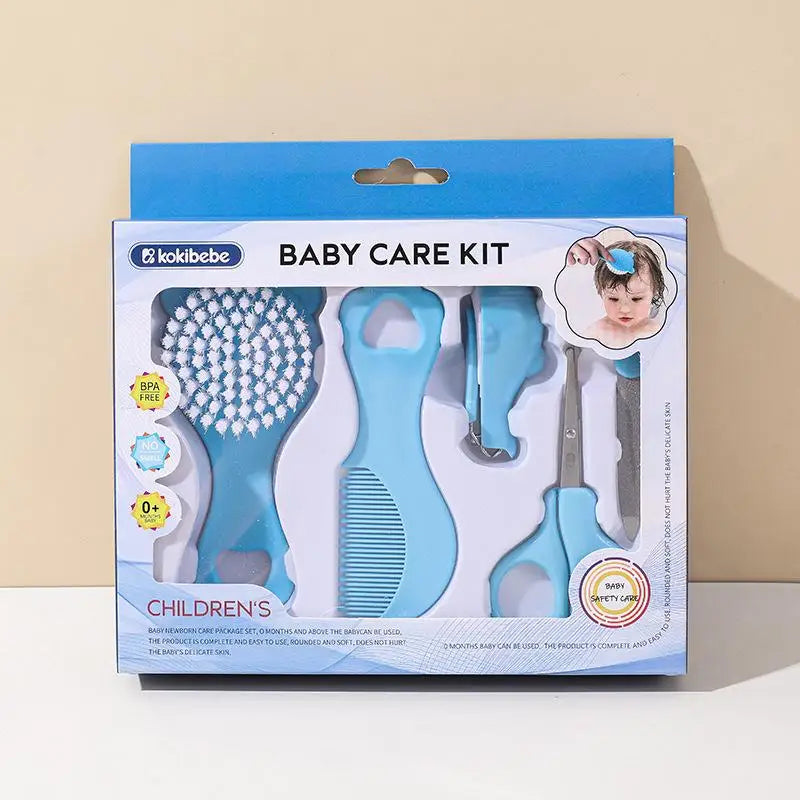 Kit Completo de Cuidados para Bebê – Estojo com Cortador de Unhas, Aspirador Nasal e Acessórios Essenciais para Higiene