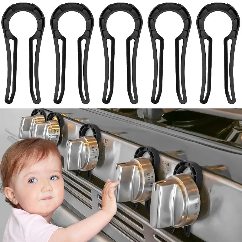 Tampas para Botões de Fogão para Crianças. Trancas de Botão de Fogão a Gás. Tampas de Botão de Forno para Segurança de Bebês. 5/10/20 Unidades.