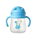 1 UND Copo de Bico de Pato para Bebê Copo de Boca Larga Copo de Aprendizagem para Bebê com Alça Dupla para Aprender a Beber Sozinho.