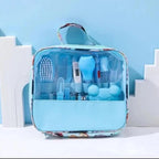 Conjunto de bolsa de cuidados para bebê com treze peças e vinte peças, cortador de unhas e aspirador nasal, limpeza diária do bebê.