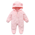 Macacão Bebê de Flanela Quentinho – Body Infantil com Estampa de Desenho Animado. Ideal para Outono e Inverno (0 a 12 Meses.