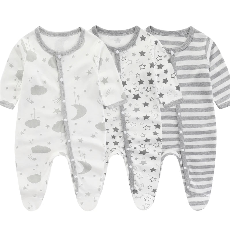 Body Infantil para Bebê de 0 a 9 Meses – Macacão Fofo com Estampa de Desenho Animado. Roupa de Primavera e Verão para Meninos e Meninas.