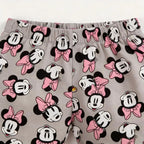 Conjunto  para Bebê Menina Camiseta de Manga Curta e Shorts. Roupas Infantis Idades 0-4 Anos.