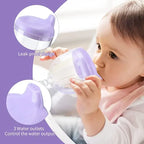 Copo Infantil Divertido em Forma de Taça de Vinho com Tampa 150ml. Garrafinha de Aprendizado para Bebês. Copo de Amamentação para Crianças.