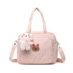 Bolsa de Maternidade de Algodão - Bolsas de Fraldas para Bebês. Bolsas Fofas para Itens do Bebê. Organizador de Fraldas. Bolsa Caddy, Kit de Maternidade para Mães e Crianças.
