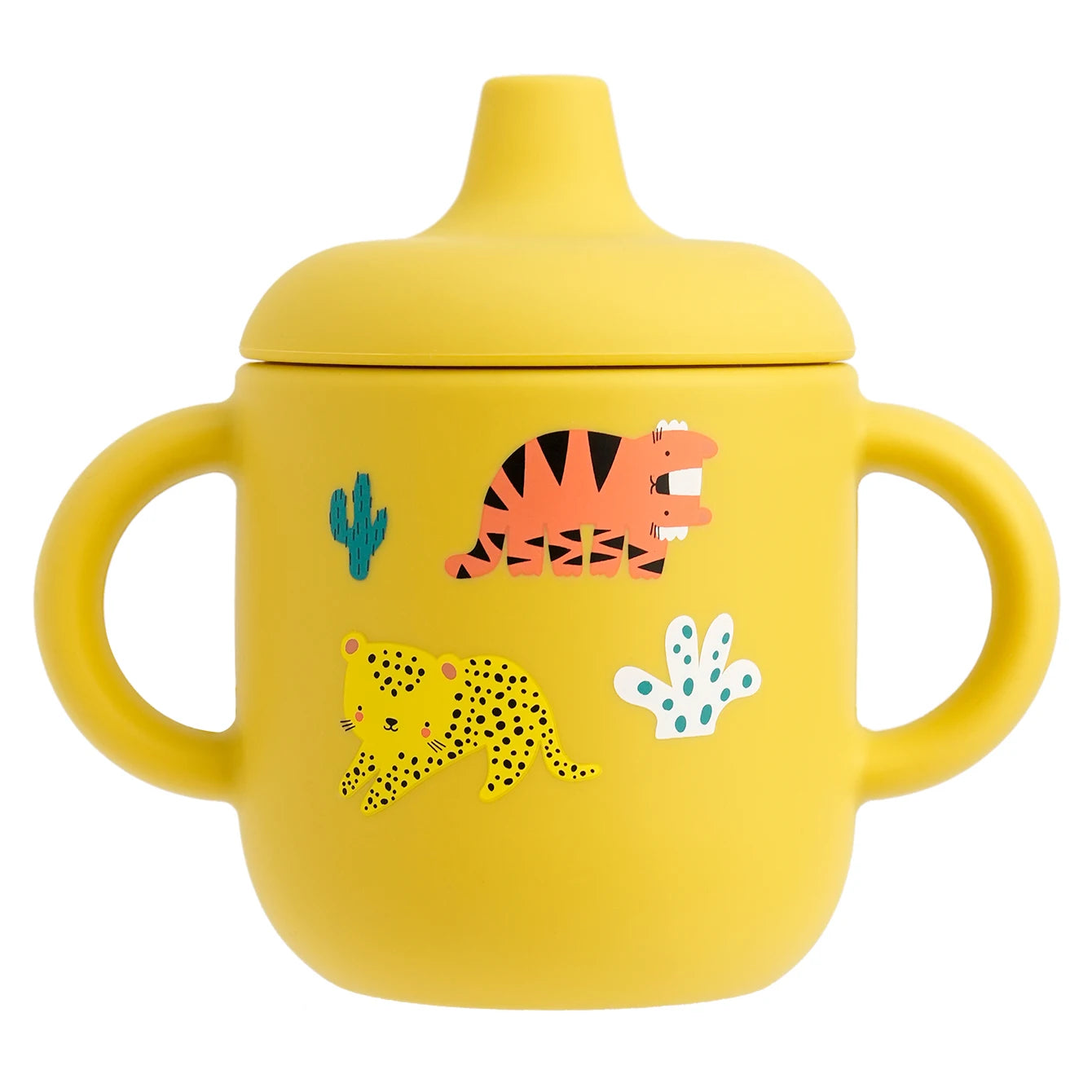 Copo Infantil de Silicone com Desenhos Divertidos – Seguro, Prático e Ideal para o Aprendizado do Bebê