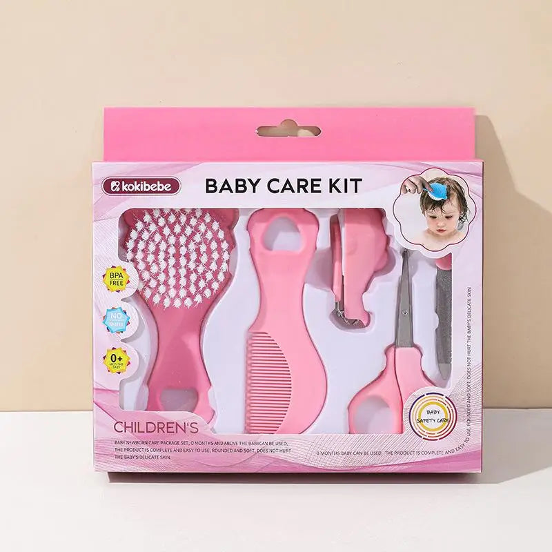 Kit Completo de Cuidados para Bebê – Estojo com Cortador de Unhas, Aspirador Nasal e Acessórios Essenciais para Higiene