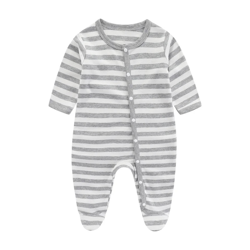 Body Bebê Unissex – Macacão Fofo com Estampa de Desenho Animado para Primavera e Verão (0 a 9 Meses)