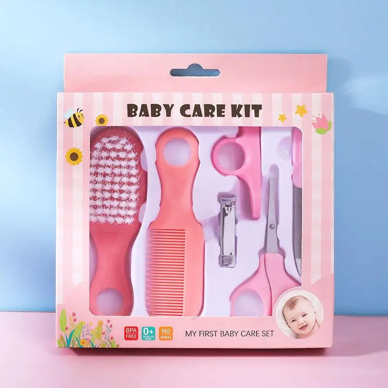 Kit Completo de Cuidados para Bebê – Estojo com Cortador de Unhas, Aspirador Nasal e Acessórios Essenciais para Higiene