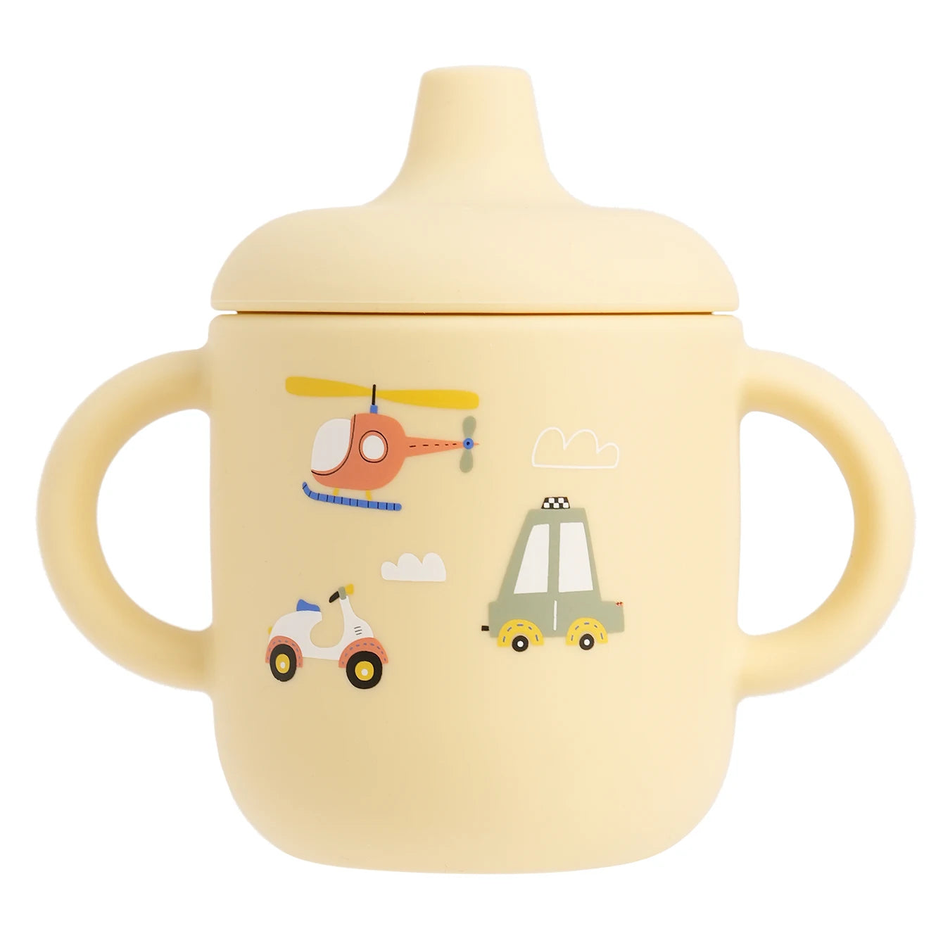 Copo Infantil de Silicone com Desenhos Divertidos – Seguro, Prático e Ideal para o Aprendizado do Bebê