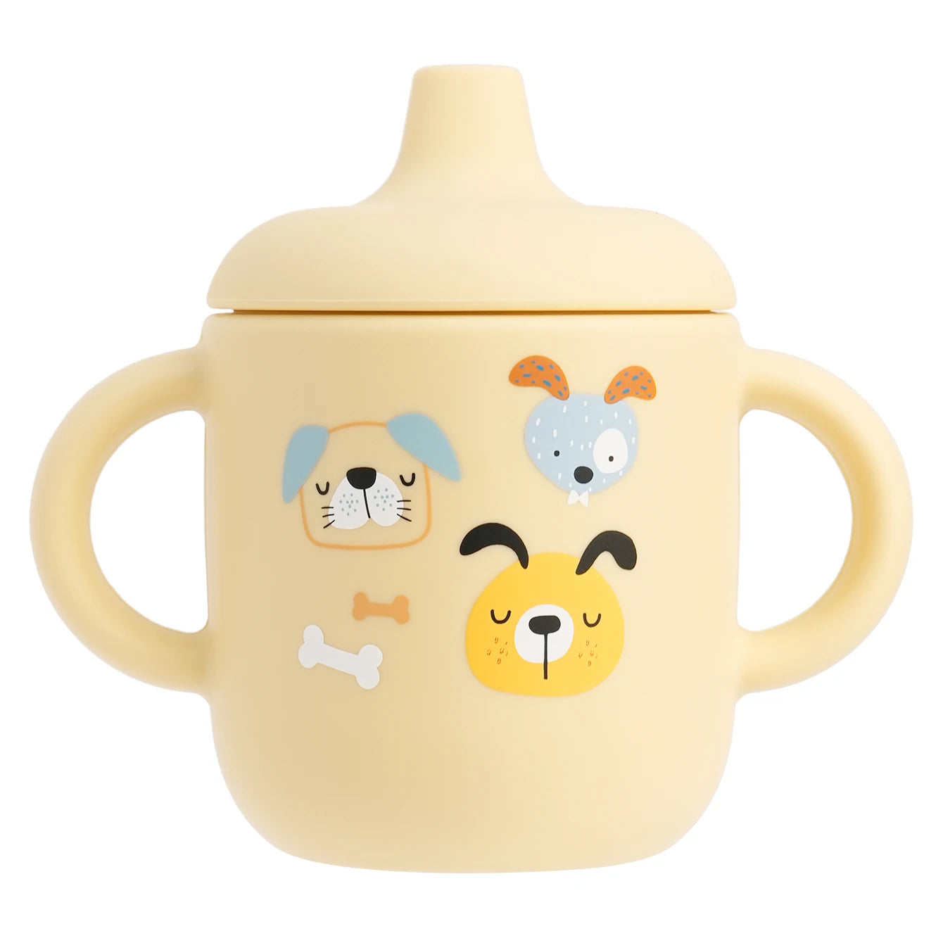 Copo Infantil de Silicone com Desenhos Divertidos – Seguro, Prático e Ideal para o Aprendizado do Bebê