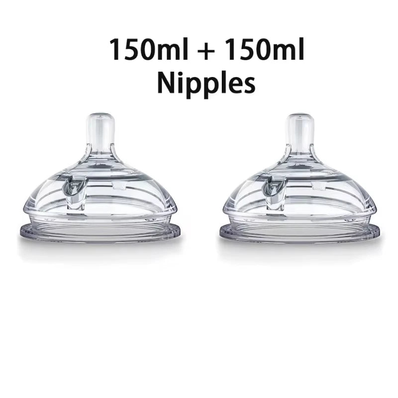 Mamadeira de Silicone com Alça para Bebê – Ideal para Desmame, com Bico Anti-Asfixia e Design Ergonômico