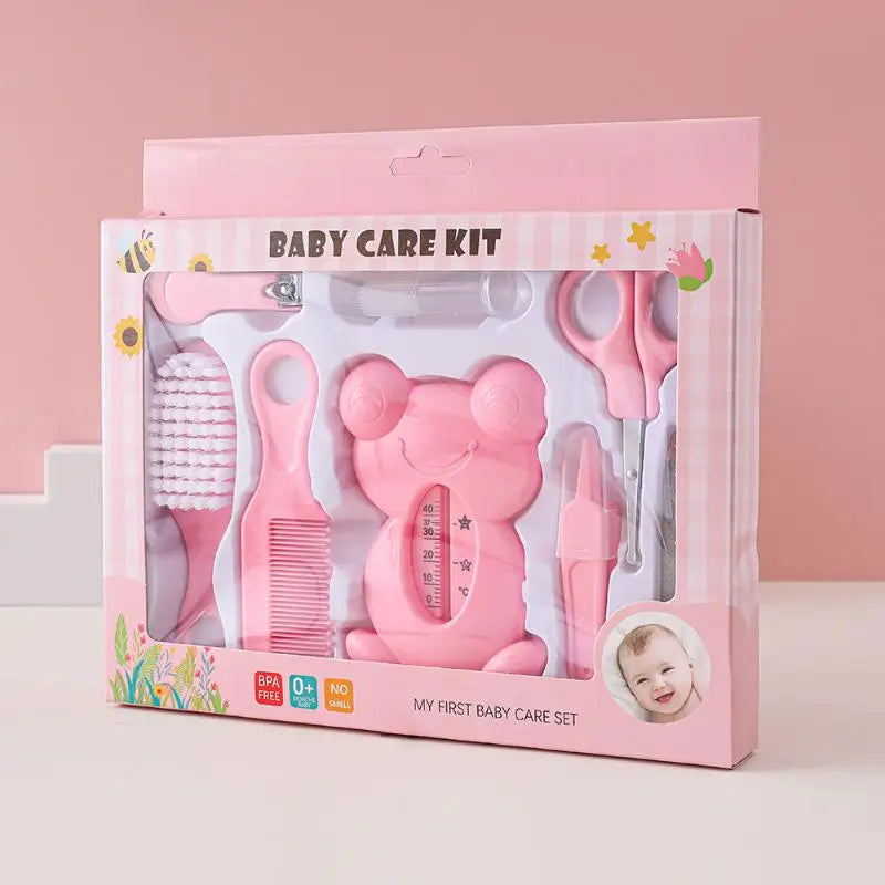 Kit Completo de Cuidados para Bebê – Estojo com Cortador de Unhas, Aspirador Nasal e Acessórios Essenciais para Higiene