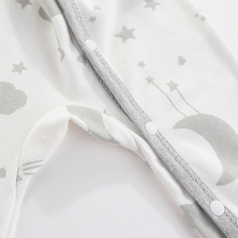 Body Infantil para Bebê de 0 a 9 Meses – Macacão Fofo com Estampa de Desenho Animado. Roupa de Primavera e Verão para Meninos e Meninas.