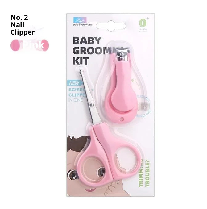 Kit Completo de Cuidados para Bebê – Estojo com Cortador de Unhas, Aspirador Nasal e Acessórios Essenciais para Higiene