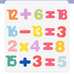 Quebra-cabeça de Madeira com Letras, Números e Formas para Bebês. Quebra-cabeça 3D. Brinquedos Educativos para Crianças.