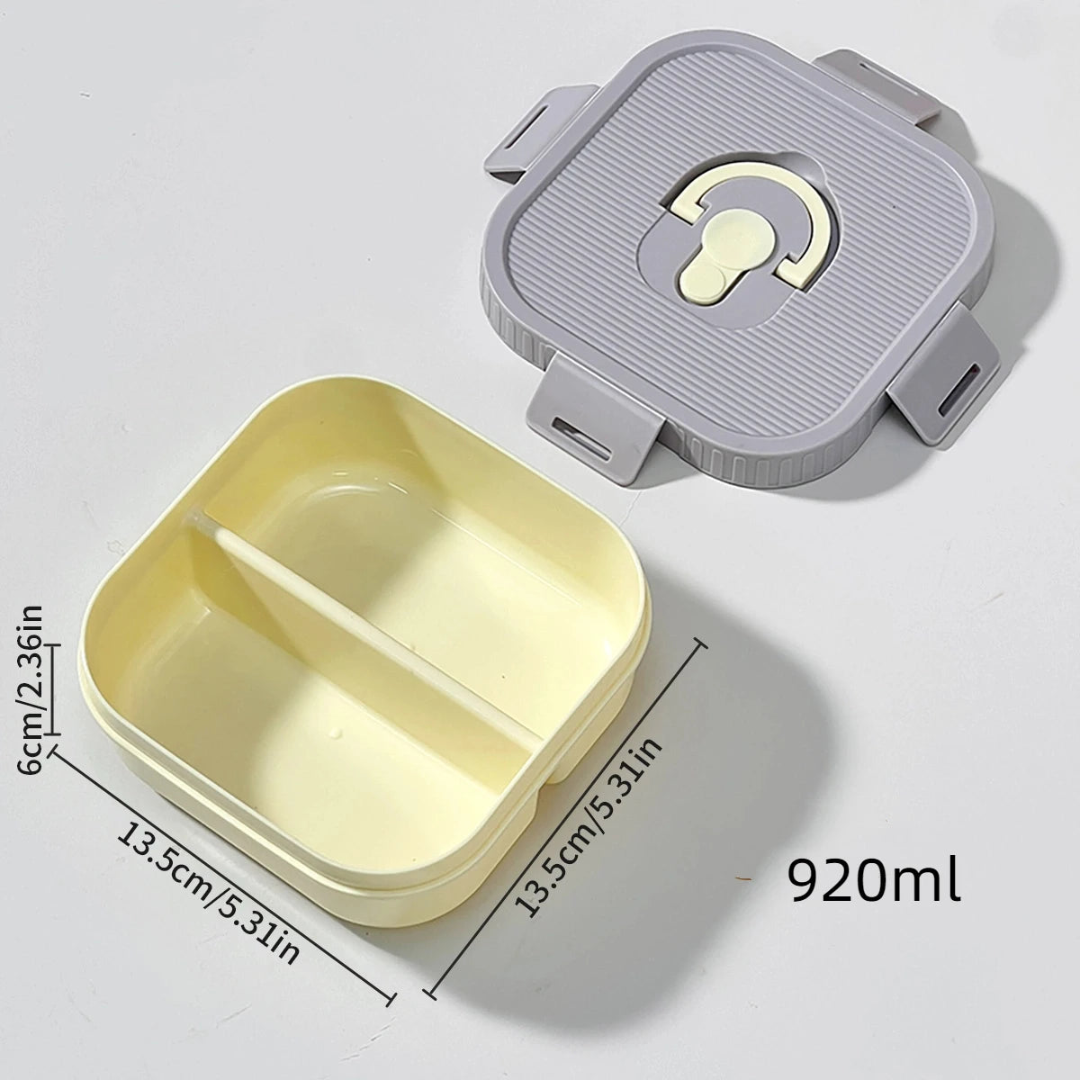 Marmita Portátil WORTHBUY com Divisórias – Caixa Bento Hermética para Micro-ondas, À Prova de Vazamentos, Ideal para Crianças, Estudantes e Trabalho.