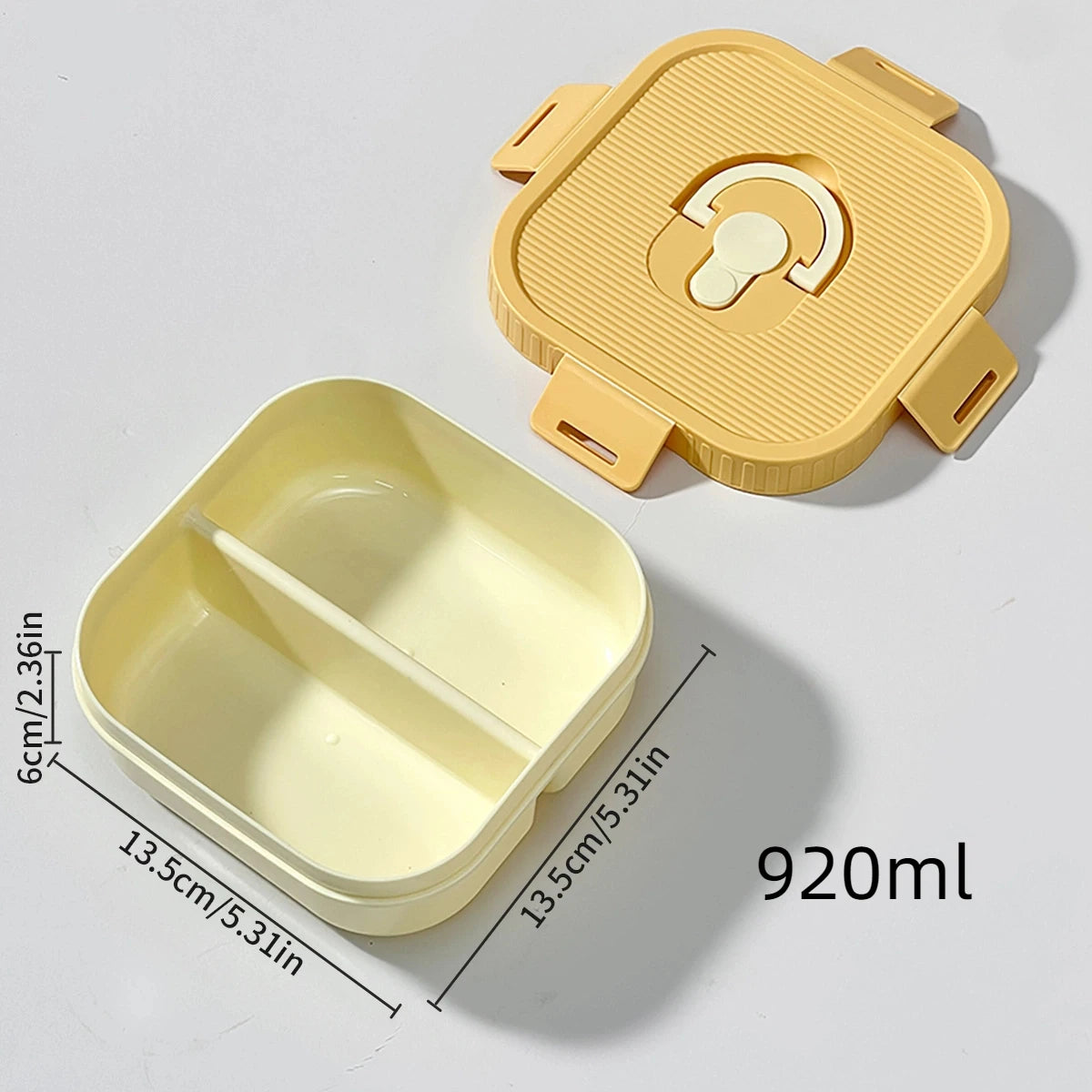 Marmita Portátil WORTHBUY com Divisórias – Caixa Bento Hermética para Micro-ondas, À Prova de Vazamentos, Ideal para Crianças, Estudantes e Trabalho.