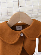 Conjunto de Vestido de Tule Xadrez para Bebê Menina com Jaqueta Cropped.