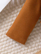 Conjunto de Vestido de Tule Xadrez para Bebê Menina com Jaqueta Cropped.