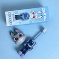 Escova de Dentes Infantil Disney Zootopia Nick & Judy Ajustável com Cerdas Macias Transformável
