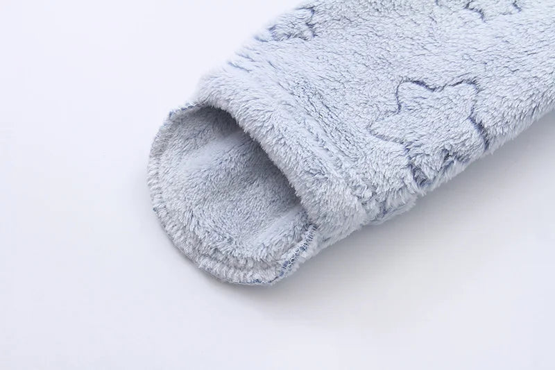 Macacão Bebê de Flanela Quentinho – Body Infantil com Estampa de Desenho Animado. Ideal para Outono e Inverno (0 a 12 Meses.