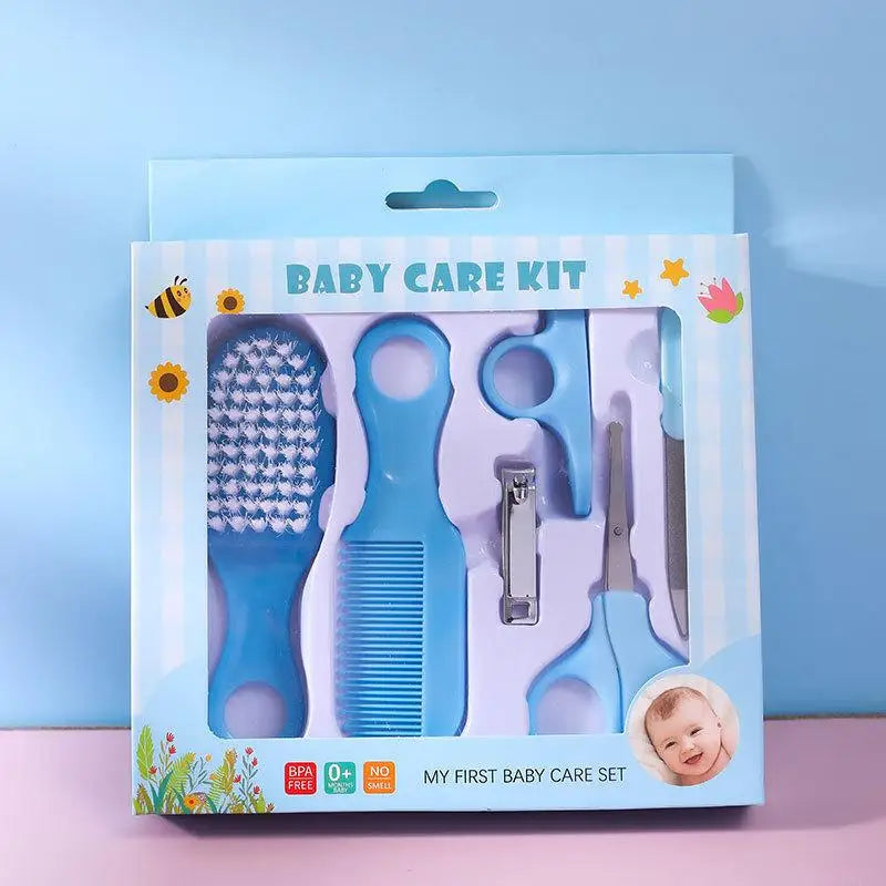 Kit Completo de Cuidados para Bebê – Estojo com Cortador de Unhas, Aspirador Nasal e Acessórios Essenciais para Higiene