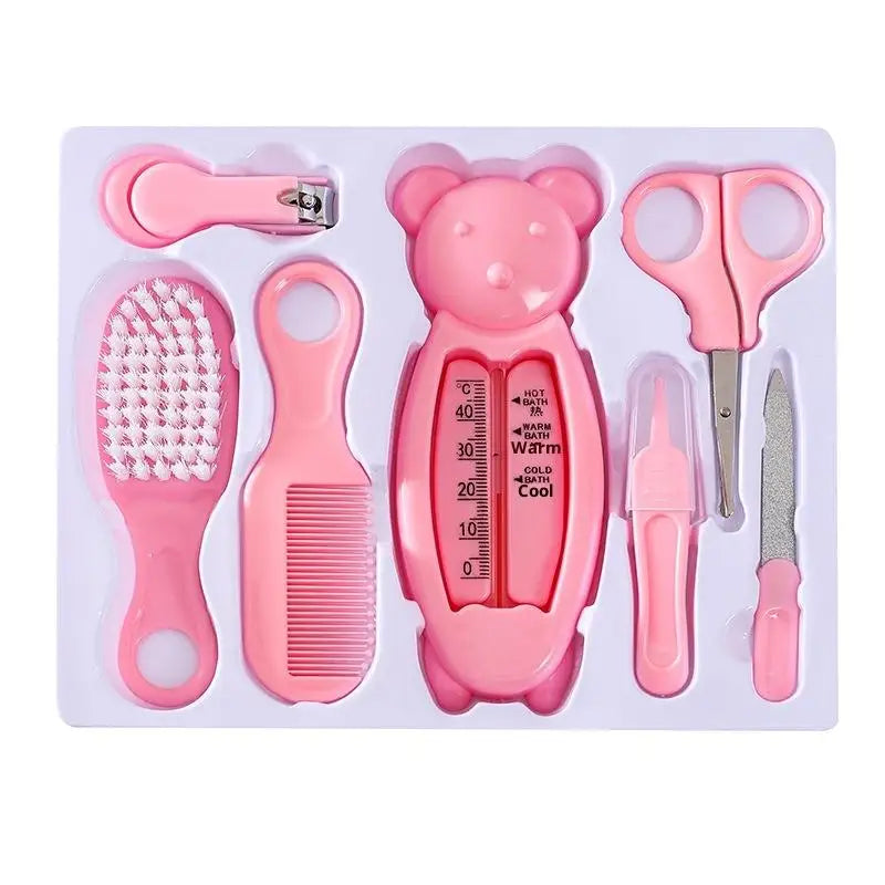 Kit Completo de Cuidados para Bebê – Estojo com Cortador de Unhas, Aspirador Nasal e Acessórios Essenciais para Higiene