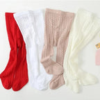 Meias-calças de verão para meninas, com tule vazado, estilo Espanha, para crianças, roupas de rede, meia-calça fina para bebês.