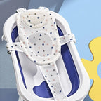 Tapete de Rede de Banho Antiderrapante em Forma de Cruz para Bebê, Almofada de Banho Ajustável para Recém-nascidos, Banheira Infantil, Cama de Banho para Chuveiro, Assento de Banho para Bebê.