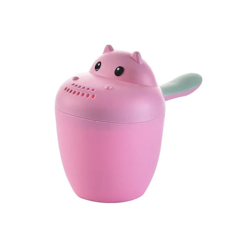 Copo de Enxágue de Shampoo Infantil Durável, Cabeça de Banho para Crianças, Colheres de Banho para Bebês.